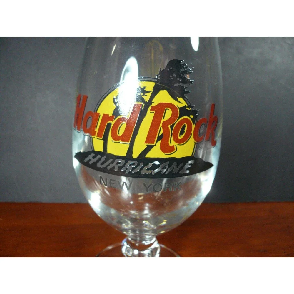 Hard Rock Cafe New York Hurricane Glass
